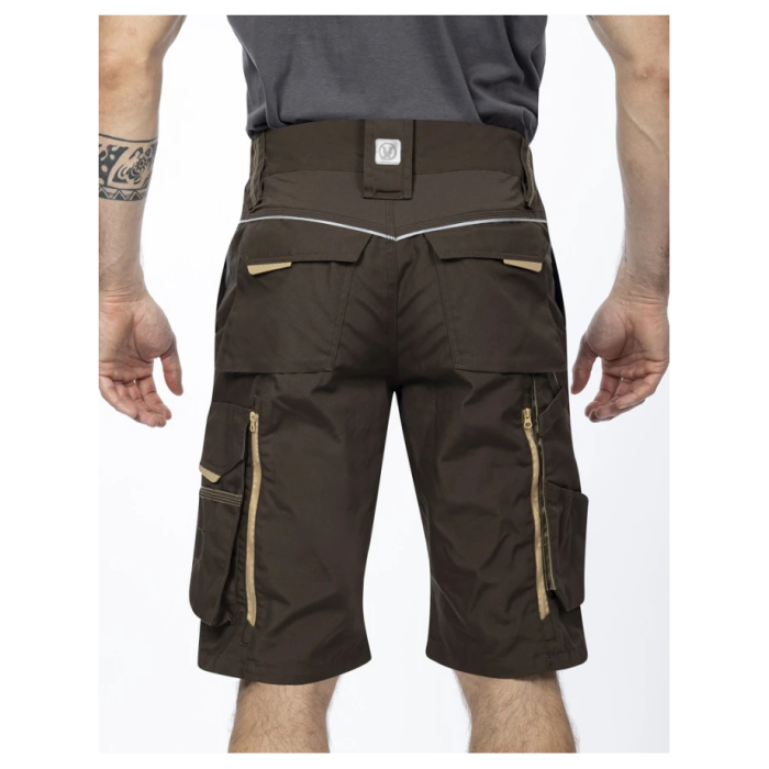 Pantaloni de lucru scurti hidrofobizati URBAN+ maro [4]
