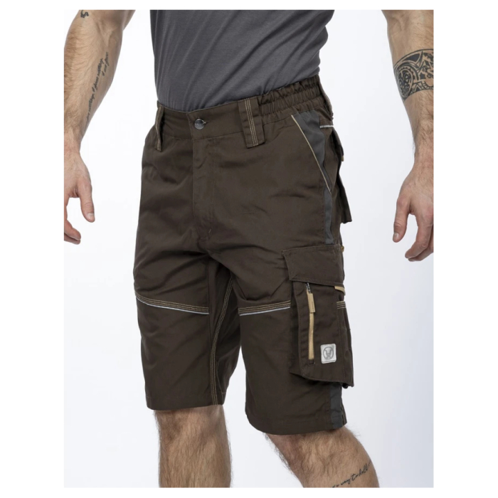 Pantaloni de lucru scurti hidrofobizati URBAN+ maro [3]