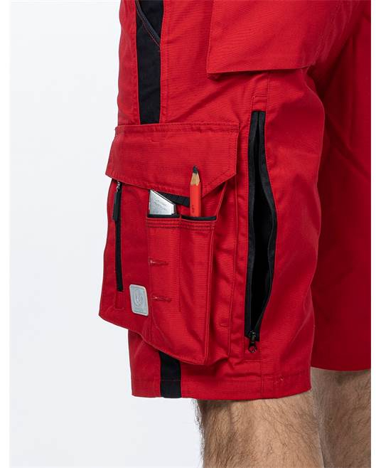 Pantaloni de lucru scurti hidrofobizati URBAN+ rosu [6]