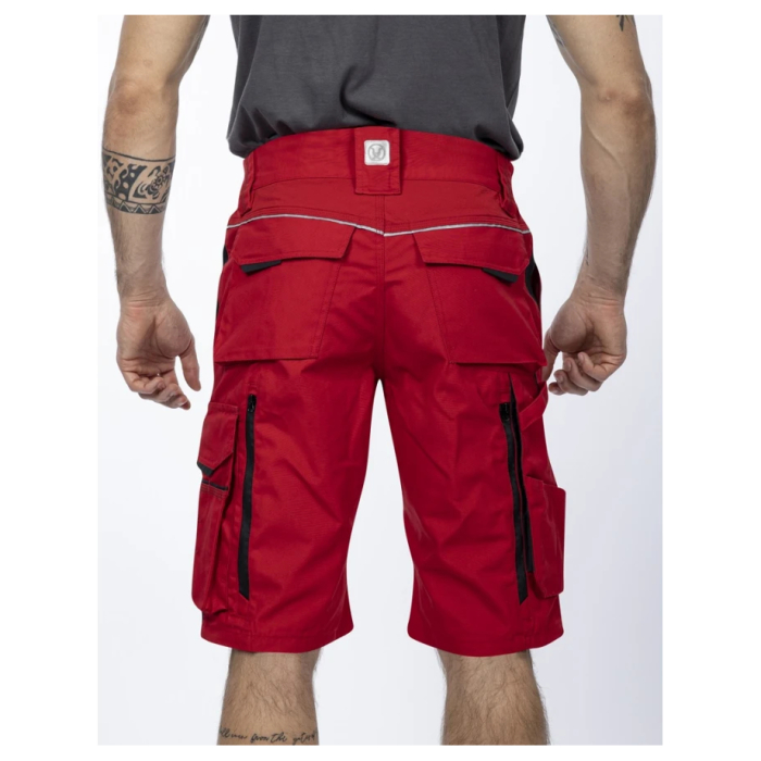 Pantaloni de lucru scurti hidrofobizati URBAN+ rosu [4]