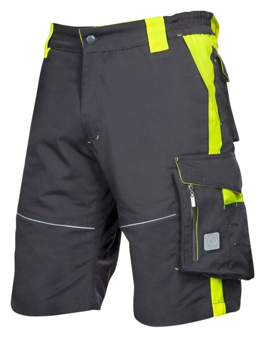 Pantaloni de lucru scurti NEON - galben [3]