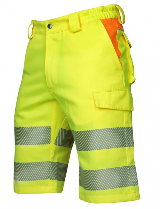 Pantaloni de lucru scurti SIGNAL - galben reflectorizant [3]
