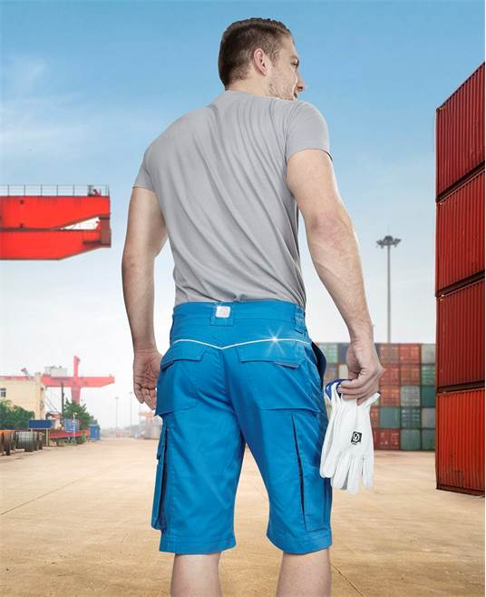 Pantaloni de lucru scurti SUMMER - albastru [5]