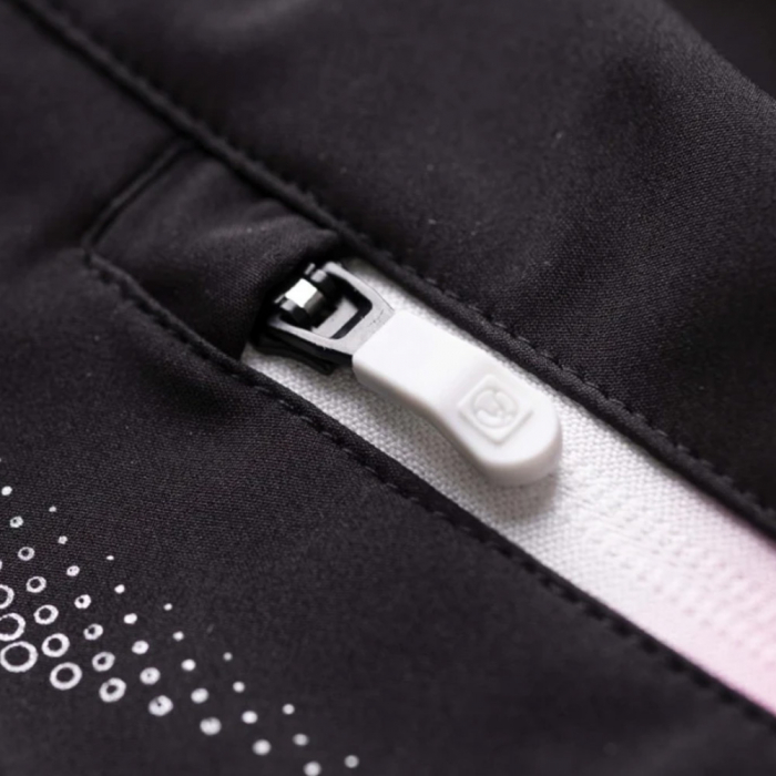 Pantaloni softshell de dama Creatron - negru/roz [7]