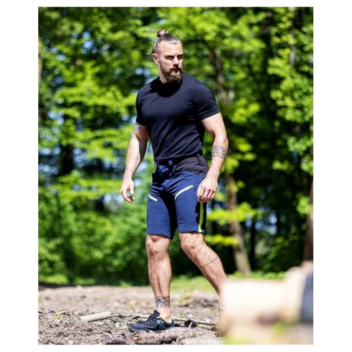 Pantaloni softshell scurti CITYCONIC - bleumarin [4]