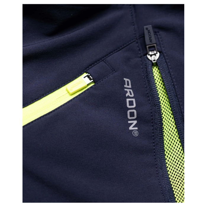 Pantaloni softshell scurti CITYCONIC - bleumarin [6]