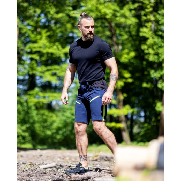 Pantaloni softshell scurti CITYCONIC - bleumarin [4]