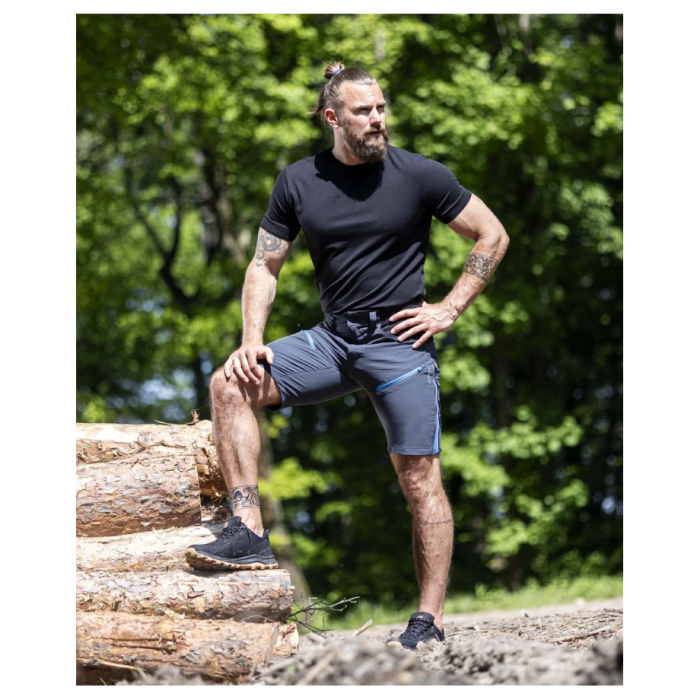 Pantaloni softshell scurti CITYCONIC - gri inchis [4]