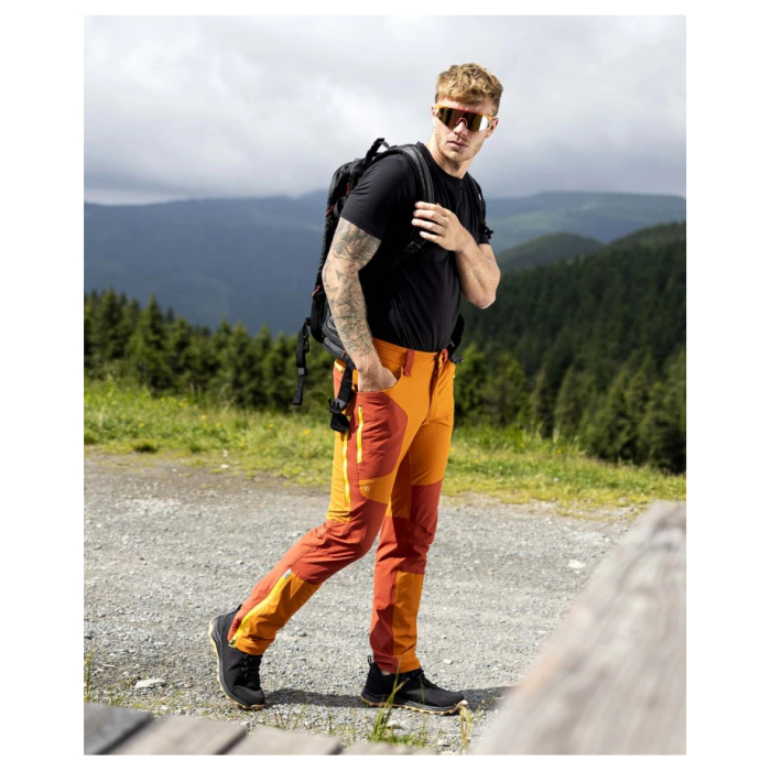 Pantaloni trekking ULTRITE GO - portocaliu [4]