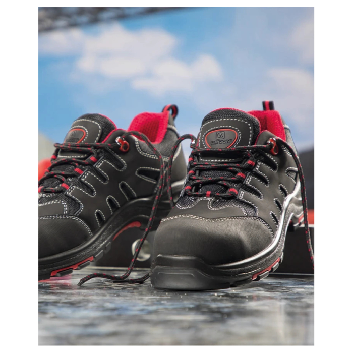 Pantofi de protectie cu bombeu compozit si lamela antiperforatie non-metalica FORELOW S1P SRC [2]