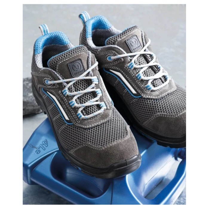 Pantofi de protectie cu bombeu compozit si lamela antiperforatie non-metalica RASPER BLUE S1P SRC - metal free [7]