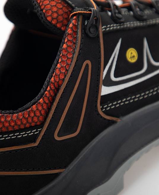 Pantofi de protectie cu bombeu din fibra de sticla si lamela antiperforatie non-metalica DOZER S3 ESD SRC [5]