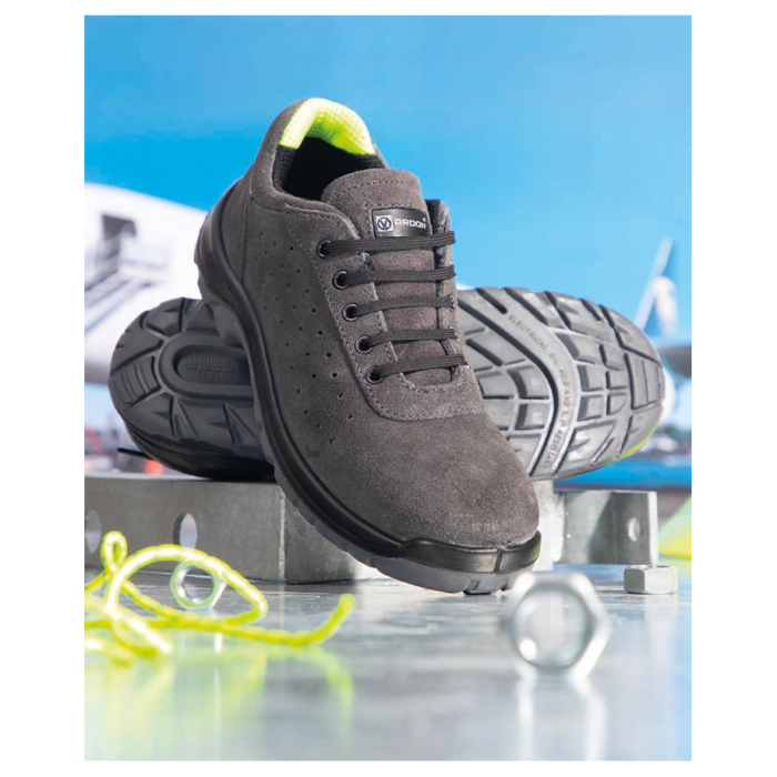 Pantofi de protectie cu bombeu metalic PERFO S1 SRC [2]