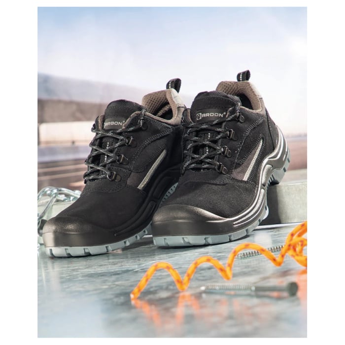 Pantofi de protectie cu bombeu metalic si lamela antiperforatie metalica GEARLOW S1P SRC [2]
