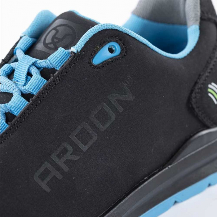Pantofi de protectie cu bombeu metalic si lamela antiperforatie metalica SOFTEX BLUE S1P [5]