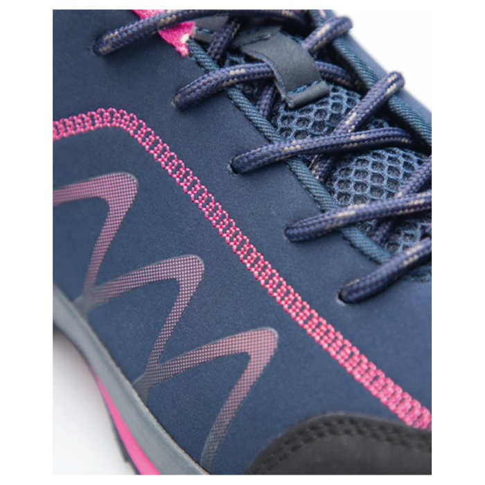 Pantofi trekking/outdoor BLOOM roz/bleumarin - softshell - pentru femei [6]