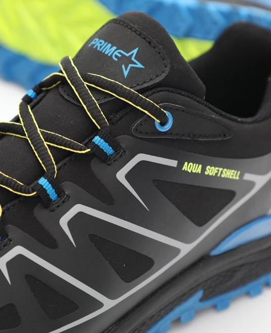 Pantofi trekking/outdoor TWIST - negru/albastru- softshell [5]