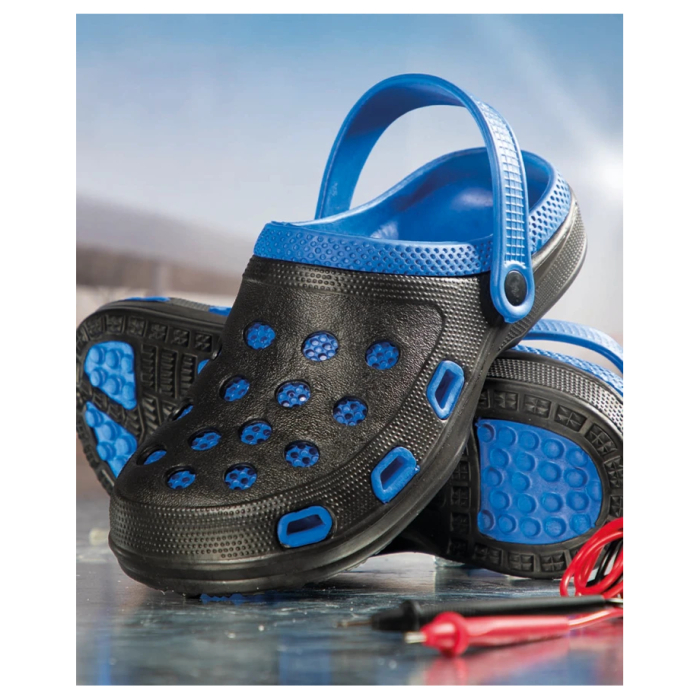 Papuci tip crocs MARINE - negru/albastru [2]