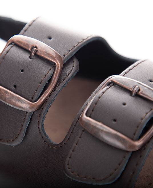 Sandale de vara cu bareta MERKUR - maro - pentru barbati [4]