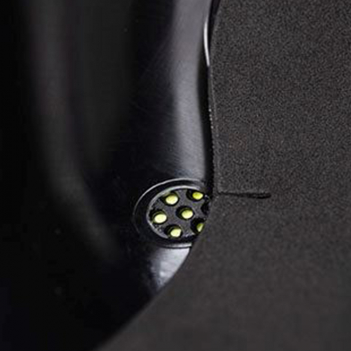 Sapca de protectie cu calota din ABS, reflectorizanta, Bruno - galbena [2]