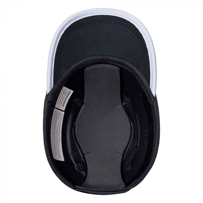 Sapca de protectie cu calota din ABS, reflectorizanta, Bruno - neagra [2]