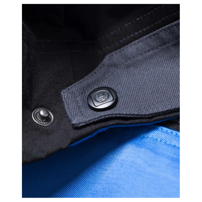 Set costum cu pantaloni de lucru cu pieptar 4XSTRETCH - gri inchis [7]