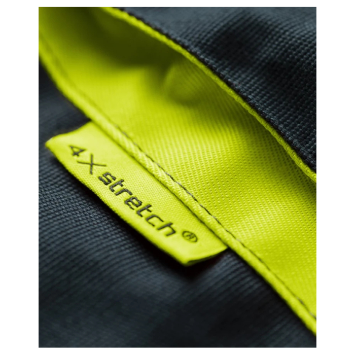 Set costum cu pantaloni de lucru cu pieptar 4XSTRETCH - verde [13]