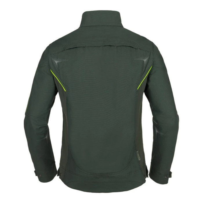 Set costum cu pantaloni de lucru cu pieptar CREATRON - verde/kaki [3]