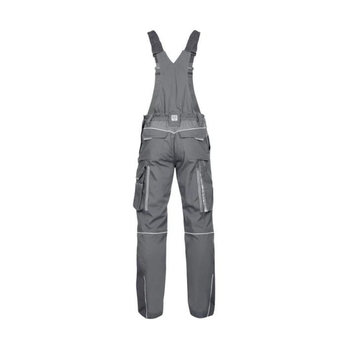 Set costum cu pantaloni de lucru cu pieptar hidrofobizati URBAN+ - gri [8]