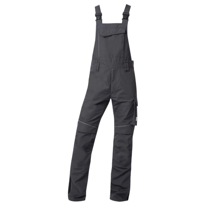 Set costum cu pantaloni de lucru cu pieptar hidrofobizati URBAN+ - gri inchis [5]