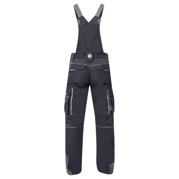 Set costum cu pantaloni de lucru cu pieptar hidrofobizati URBAN+ - negru [6]