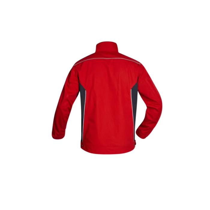 Set costum cu pantaloni de lucru cu pieptar hidrofobizati URBAN+ - rosu [3]