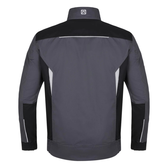 Set costum cu pantaloni de lucru cu pieptar Refiwan - gri inchis [3]
