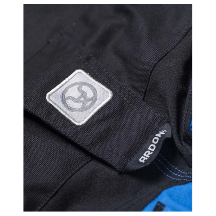 Set costum cu pantaloni de lucru in talie 4XSTRETCH - albastru [14]