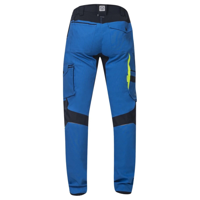 Set costum cu pantaloni de lucru in talie 4XSTRETCH - albastru [9]