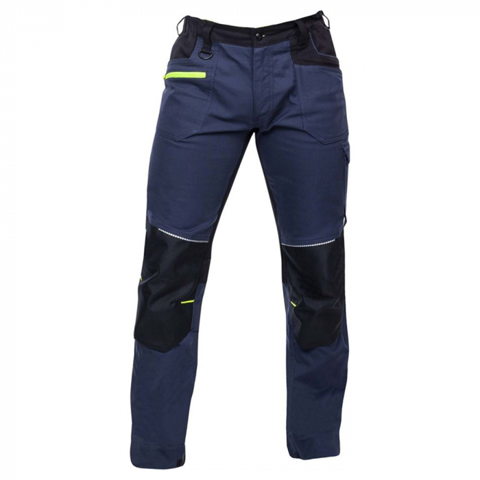 Set costum cu pantaloni de lucru in talie 4XSTRETCH - bleumarin [4]