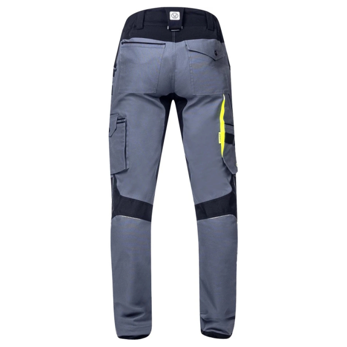Set costum cu pantaloni de lucru in talie 4XSTRETCH - gri [9]