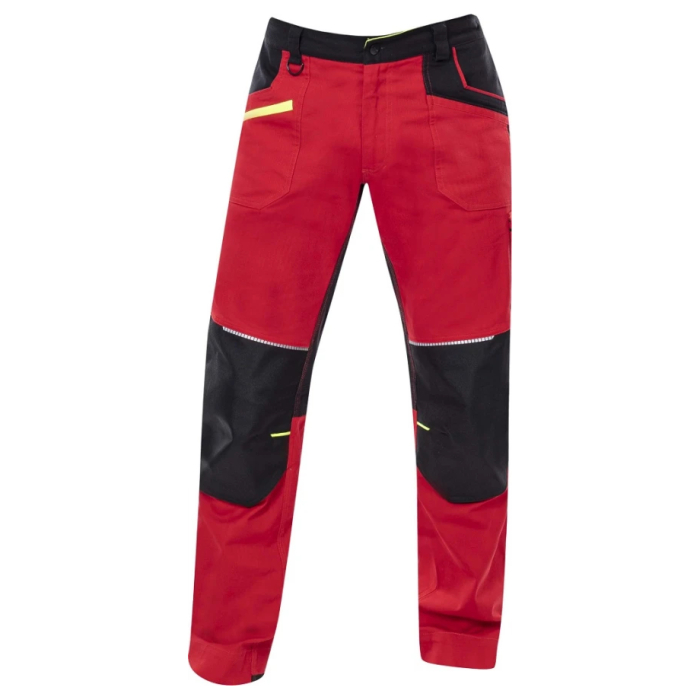 Set costum cu pantaloni de lucru in talie 4XSTRETCH - rosu [9]