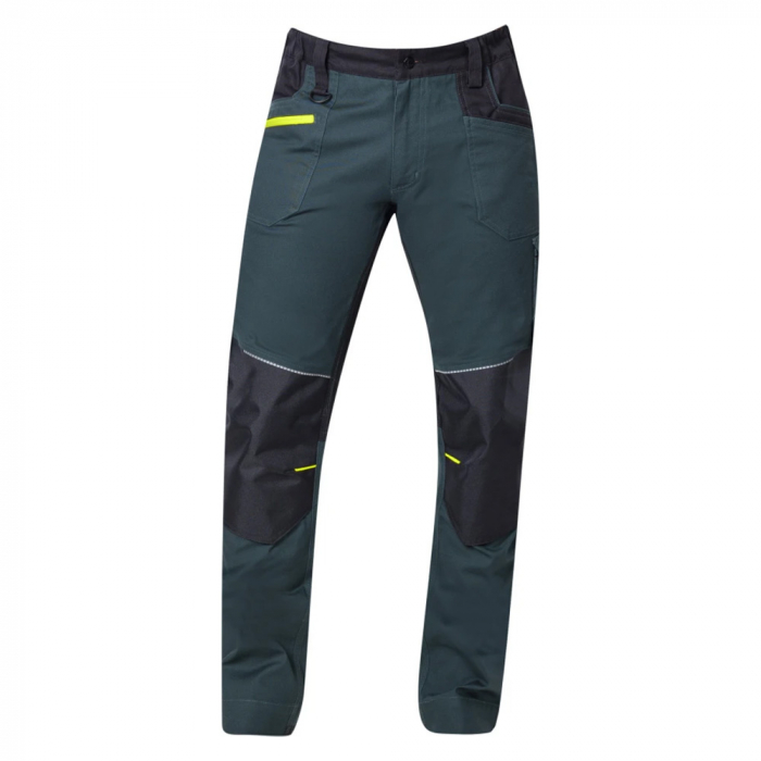 Set costum cu pantaloni de lucru in talie 4XSTRETCH - verde [7]