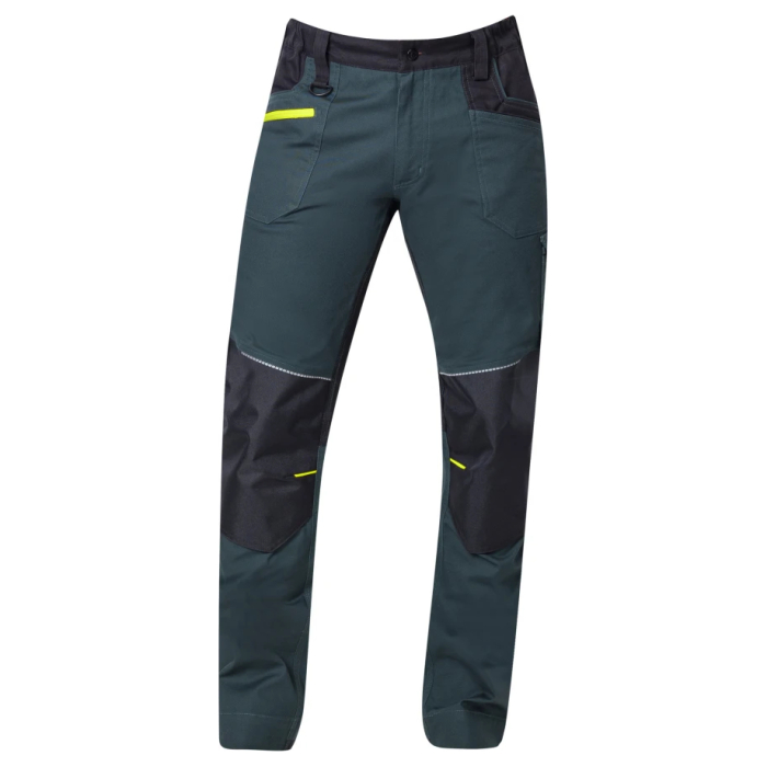 Set costum cu pantaloni de lucru in talie 4XSTRETCH - verde [7]