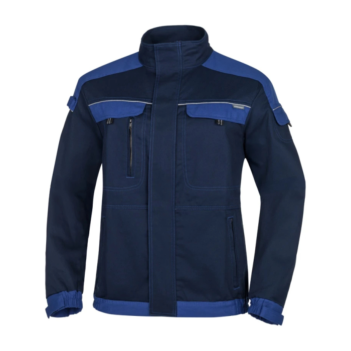 Set costum cu pantaloni de lucru in talie COOL TREND - bleumarin/albastru [2]