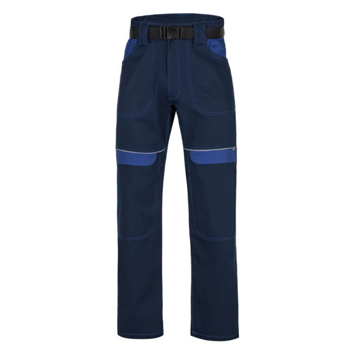 Set costum cu pantaloni de lucru in talie COOL TREND - bleumarin/albastru [7]