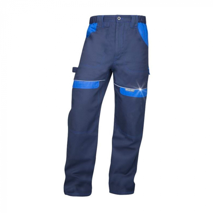 Set costum cu pantaloni de lucru in talie COOL TREND - bleumarin/albastru [6]