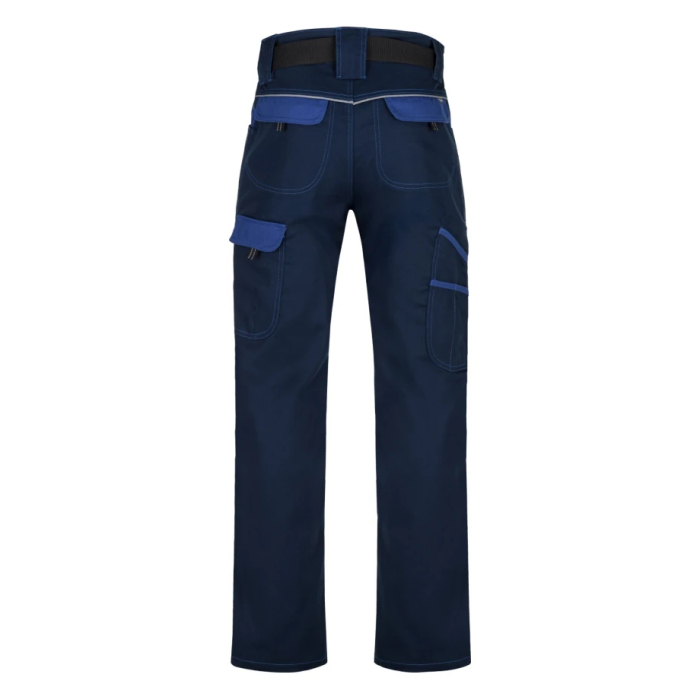 Set costum cu pantaloni de lucru in talie COOL TREND - bleumarin/albastru [8]