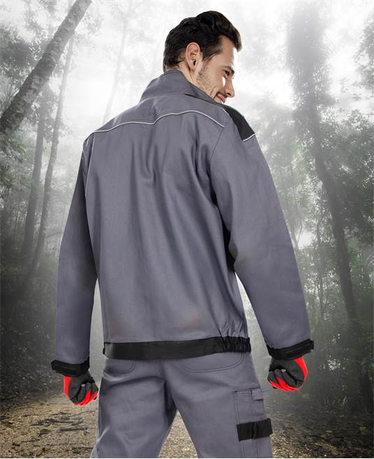 Set costum cu pantaloni de lucru in talie COOL TREND - gri [4]