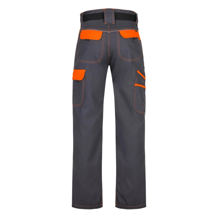 Set costum cu pantaloni de lucru in talie COOL TREND - gri/portocaliu [7]