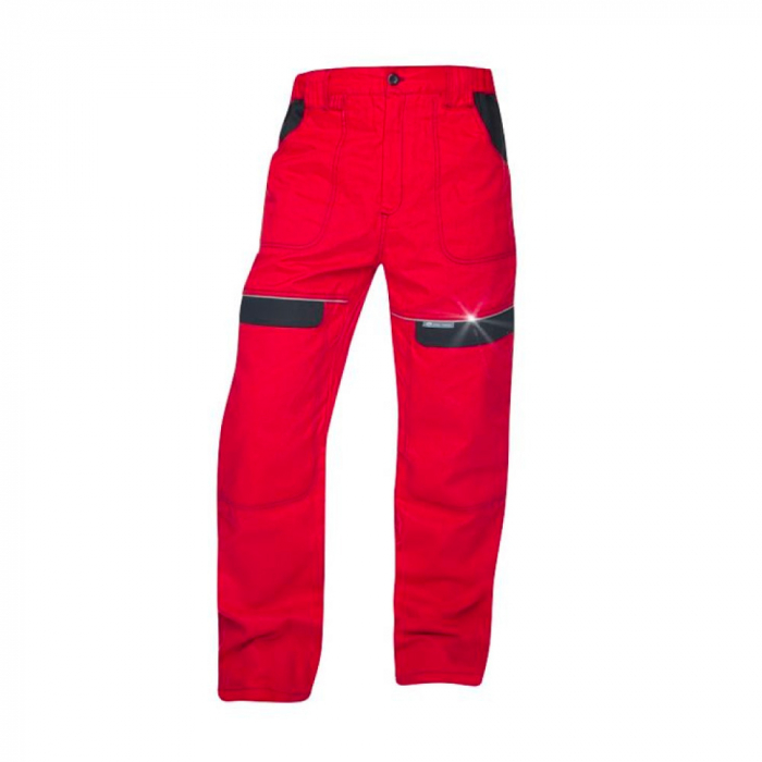 Set costum cu pantaloni de lucru in talie COOL TREND - rosu [3]