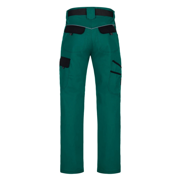 Set costum cu pantaloni de lucru in talie COOL TREND - verde [7]