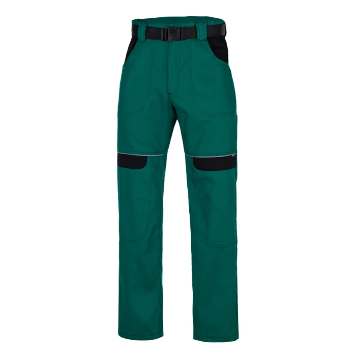 Set costum cu pantaloni de lucru in talie COOL TREND - verde [6]