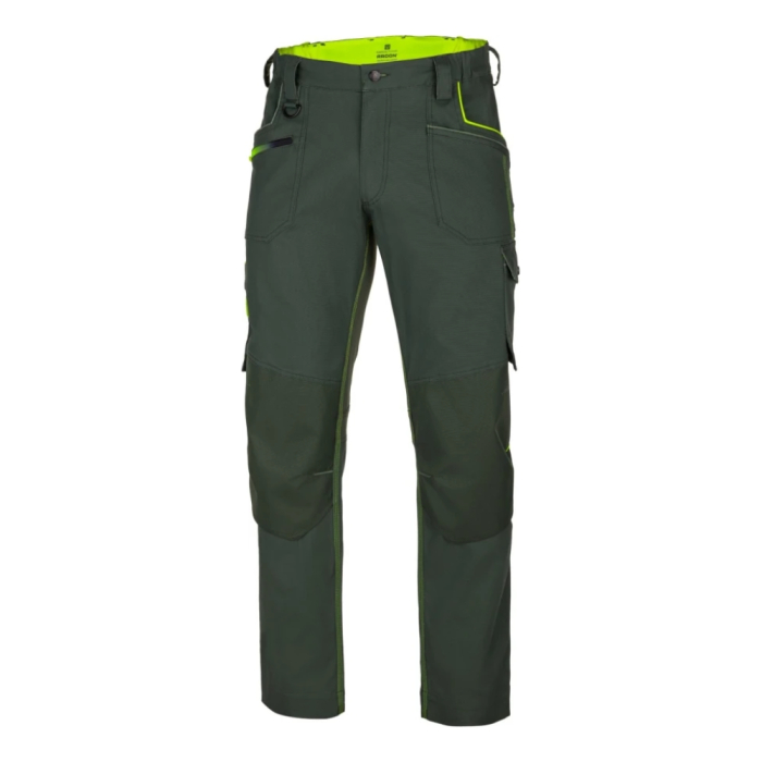 Set costum cu pantaloni de lucru in talie CREATRON - verde/kaki [12]